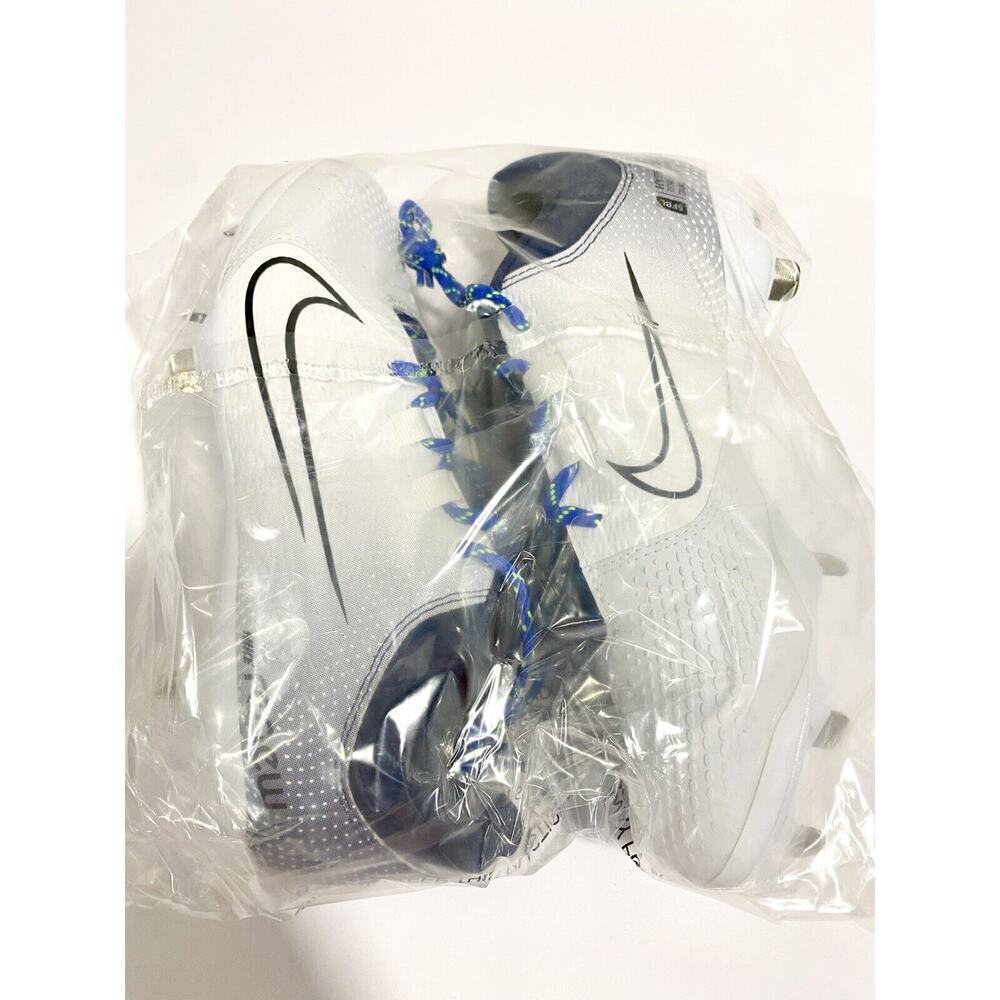 Nike Hyperdiamond 4 Pro Cleats Women’ 8 White Blue Metal Fastpitch Softball NWT - Picture 8 of 10